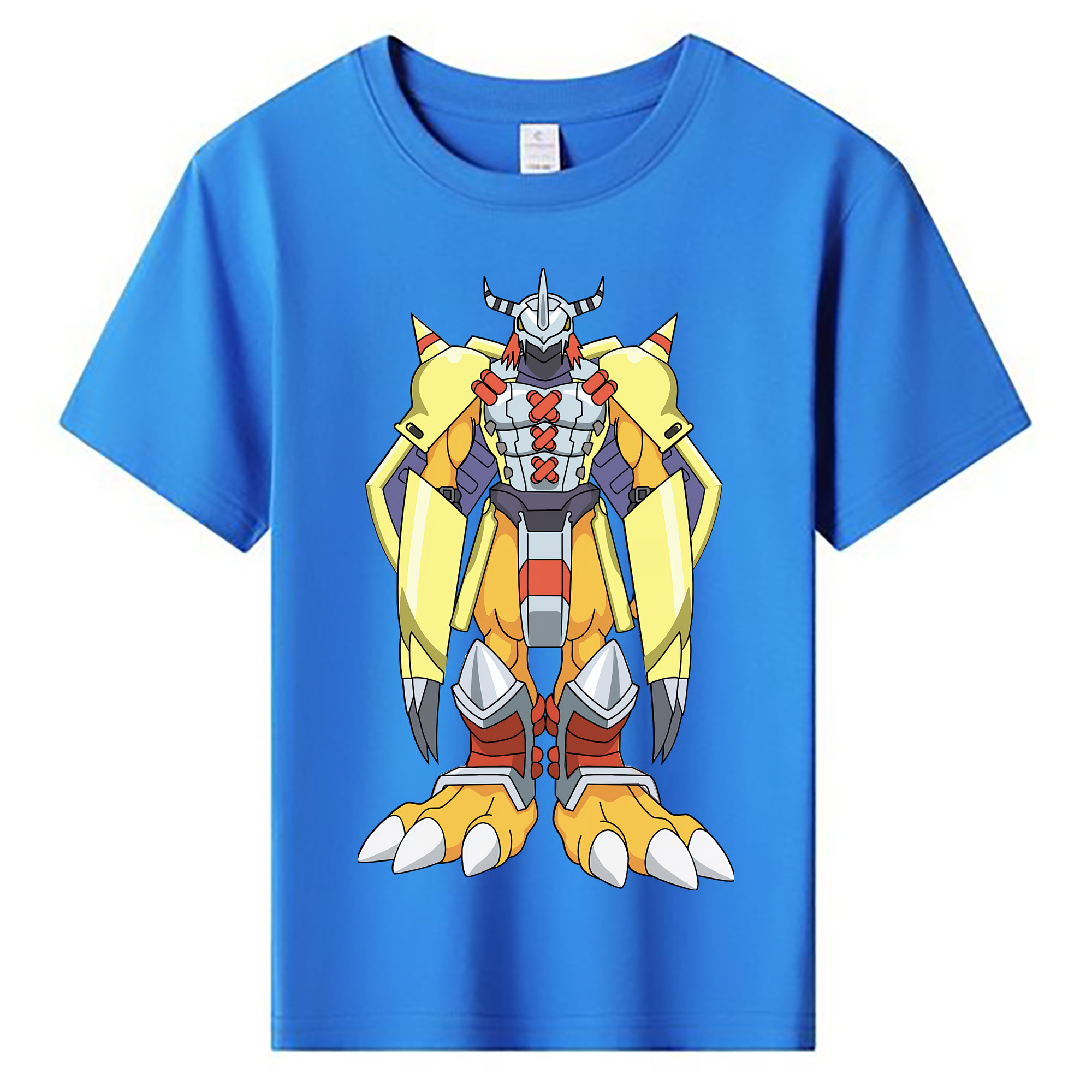 （画像用） Digimon デジタルモンスター/デジモン 綿100％キッズTシャツ（フロントプリント）